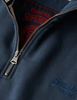 Cotton Rich Half Zip Sweatshirt