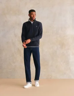 Cotton Rich Half Zip Sweatshirt
