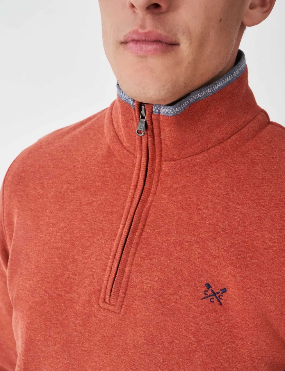 Cotton Rich Half Zip Sweatshirt