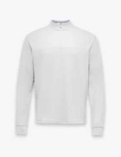 Cotton Rich Half Zip Sweatshirt