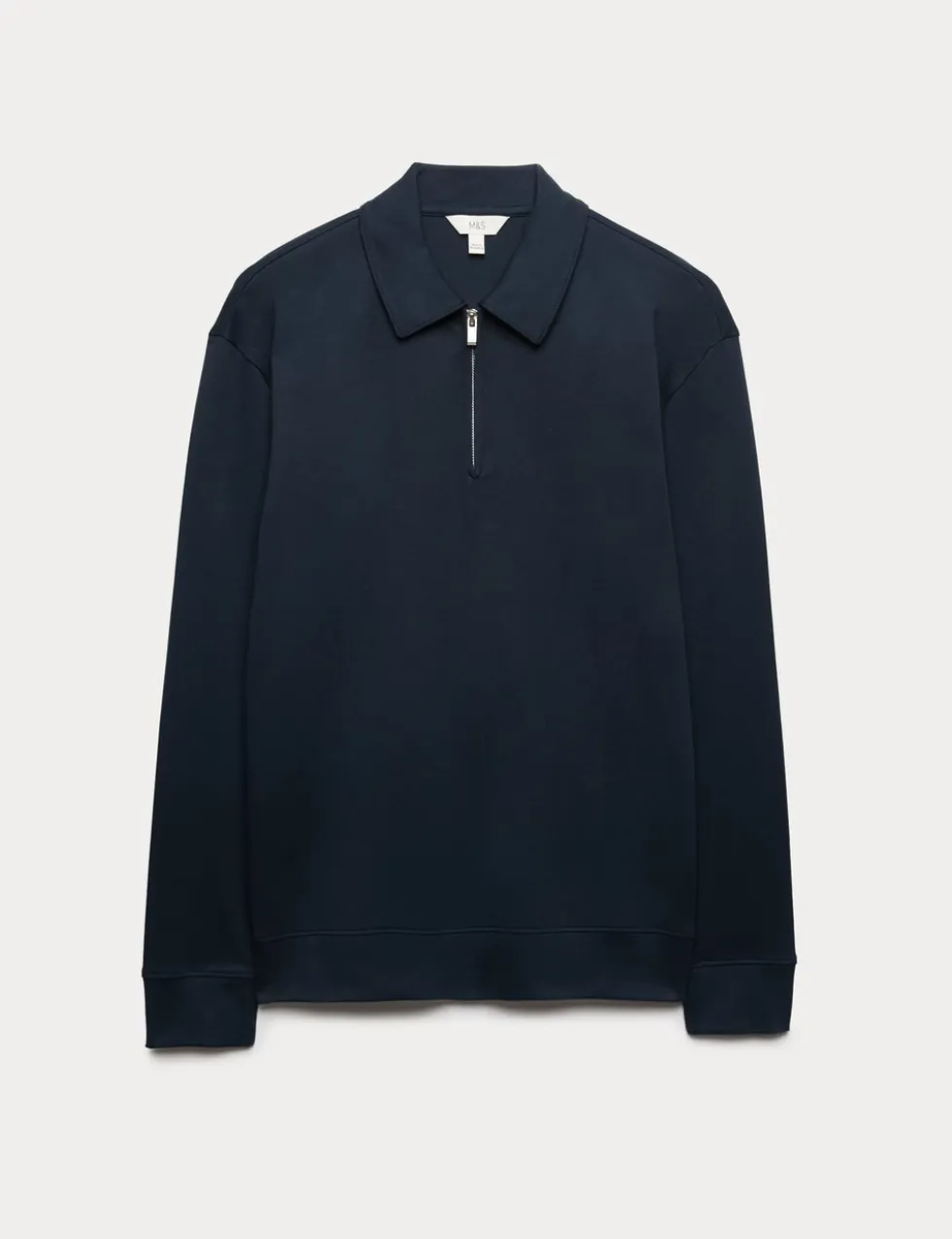 Cotton Rich Half Zip Sweatshirt