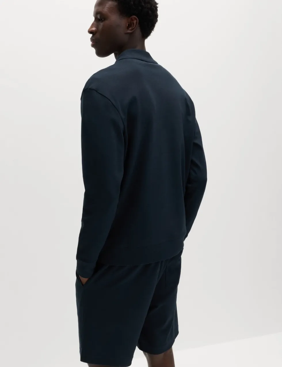 Cotton Rich Half Zip Sweatshirt