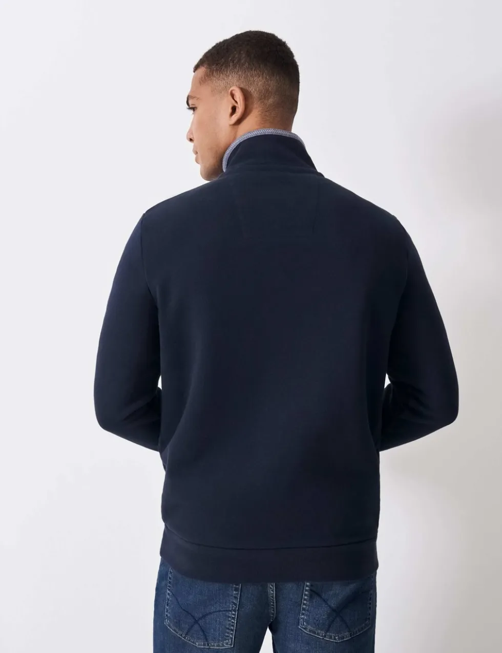 Cotton Rich Half Zip Sweatshirt