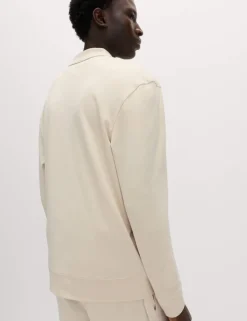 Cotton Rich Half Zip Sweatshirt