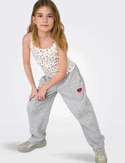 Cotton Rich Heart Embroidery Joggers (8-14 Yrs)