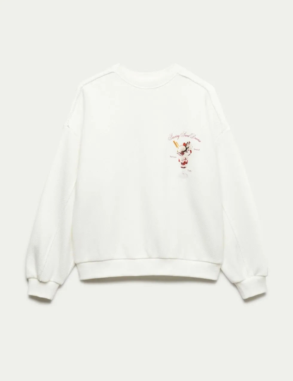 Cotton Rich Ice Cream Graphic Sweatshirt (6-16 Yrs)
