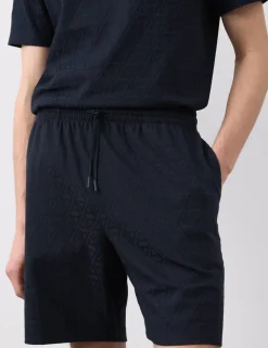 Cotton Rich Jacquard Pyjama Shorts