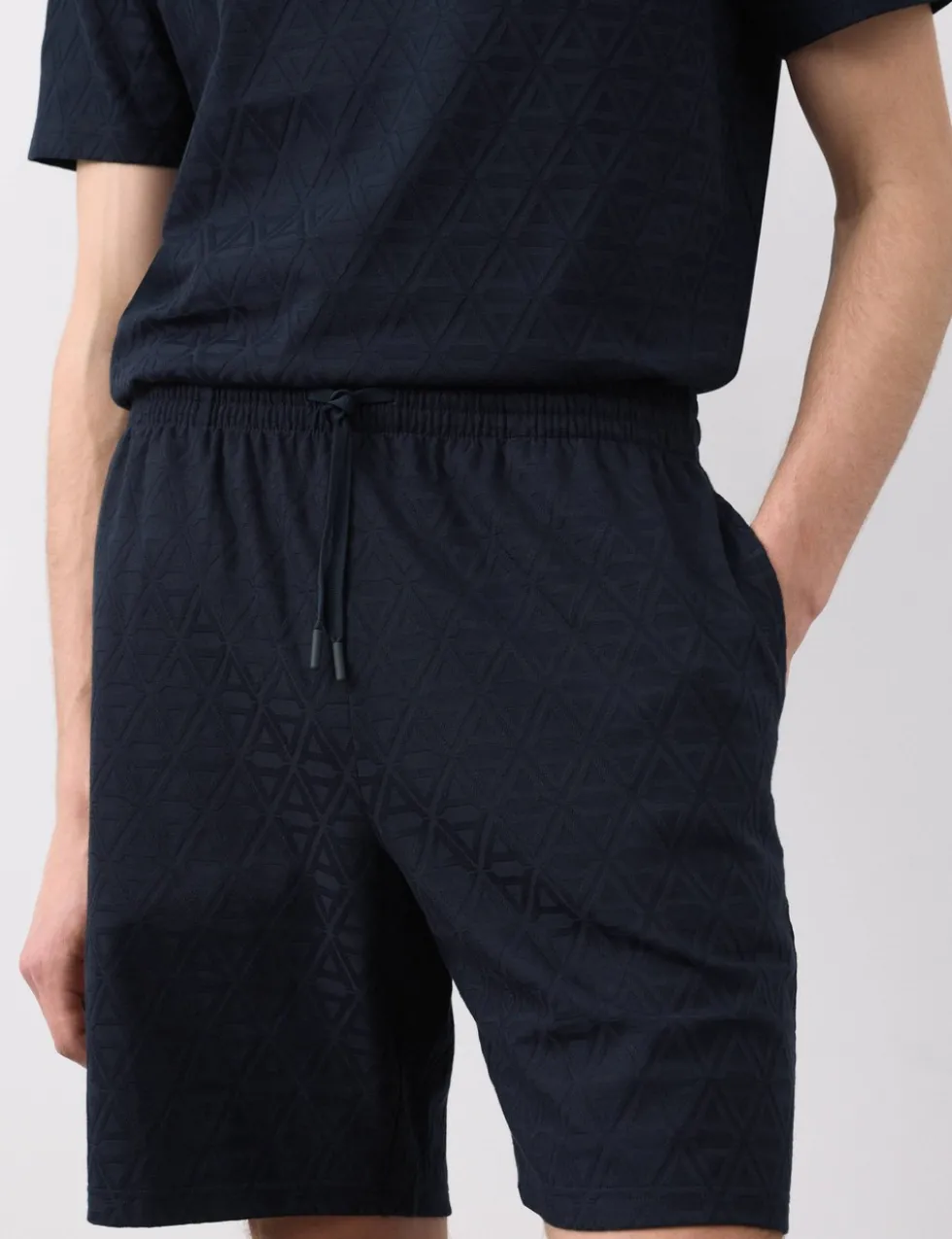 Cotton Rich Jacquard Pyjama Shorts