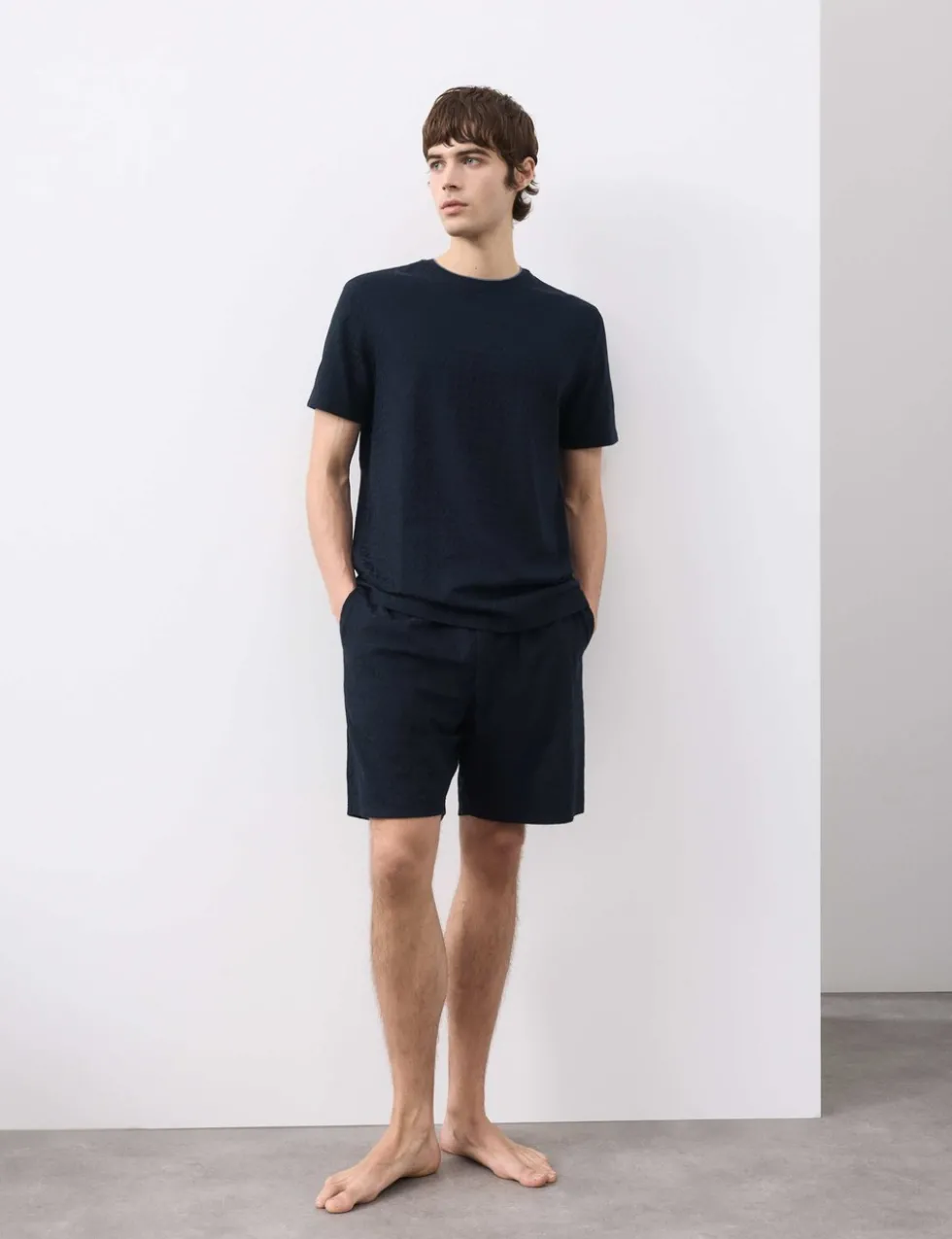 Cotton Rich Jacquard Pyjama Shorts
