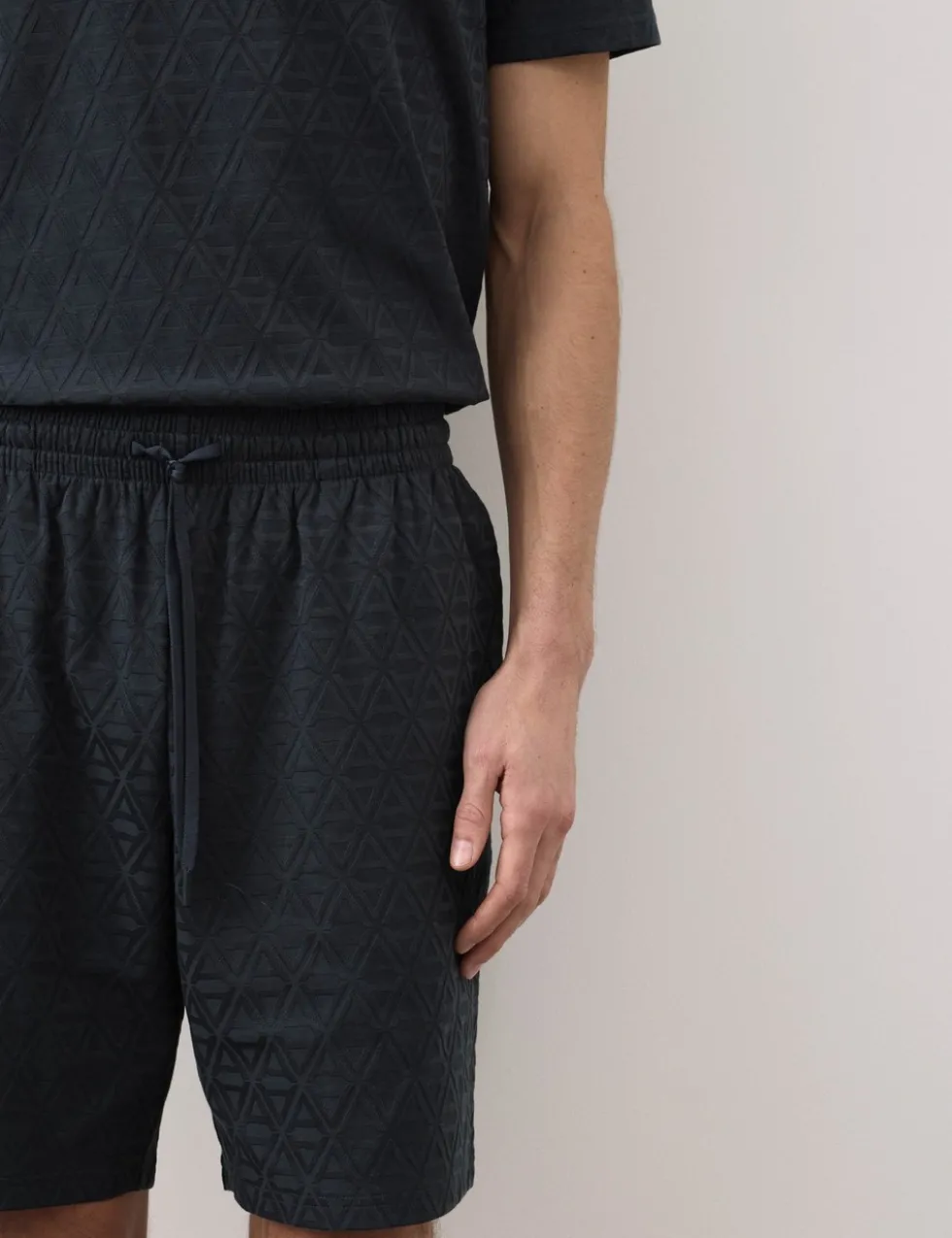 Cotton Rich Jacquard Pyjama Shorts