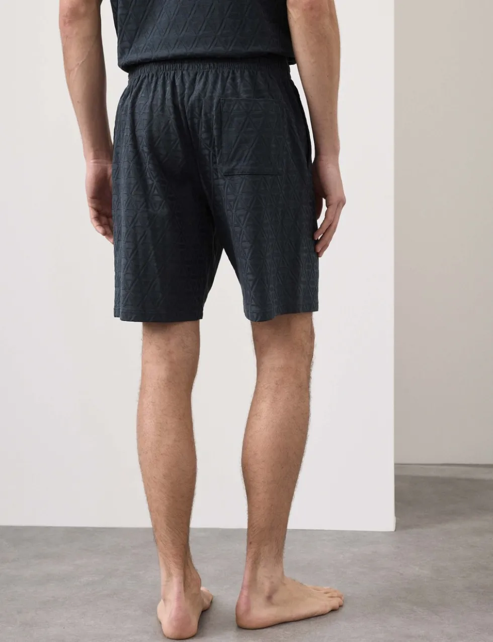 Cotton Rich Jacquard Pyjama Shorts
