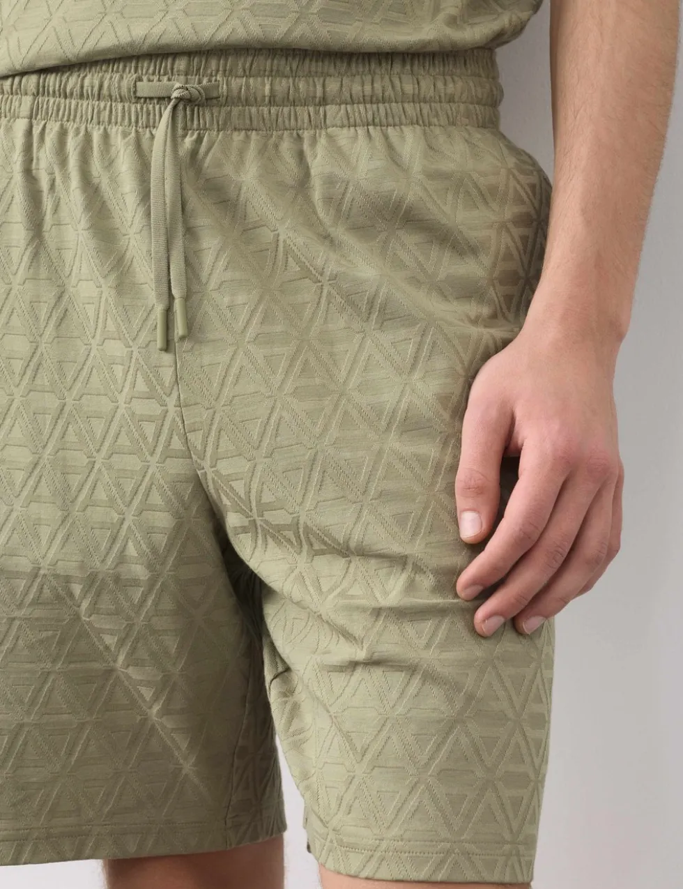 Cotton Rich Jacquard Pyjama Shorts