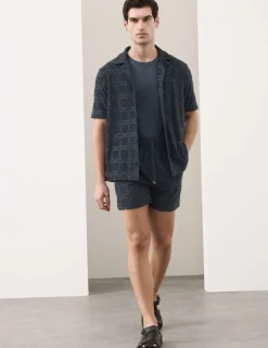 Cotton Rich Jacquard Towelling Shorts