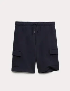 Cotton Rich Jersey Cargo Shorts (6-16 Yrs)