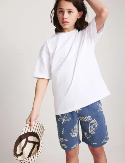 Cotton Rich Jersey Patterned Shorts (6-16 Yrs)