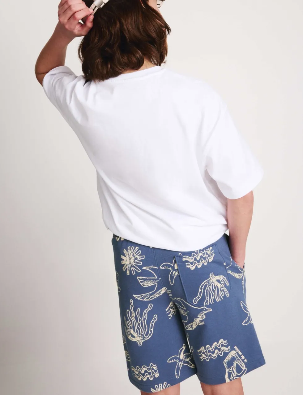 Cotton Rich Jersey Patterned Shorts (6-16 Yrs)