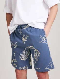 Cotton Rich Jersey Patterned Shorts (6-16 Yrs)