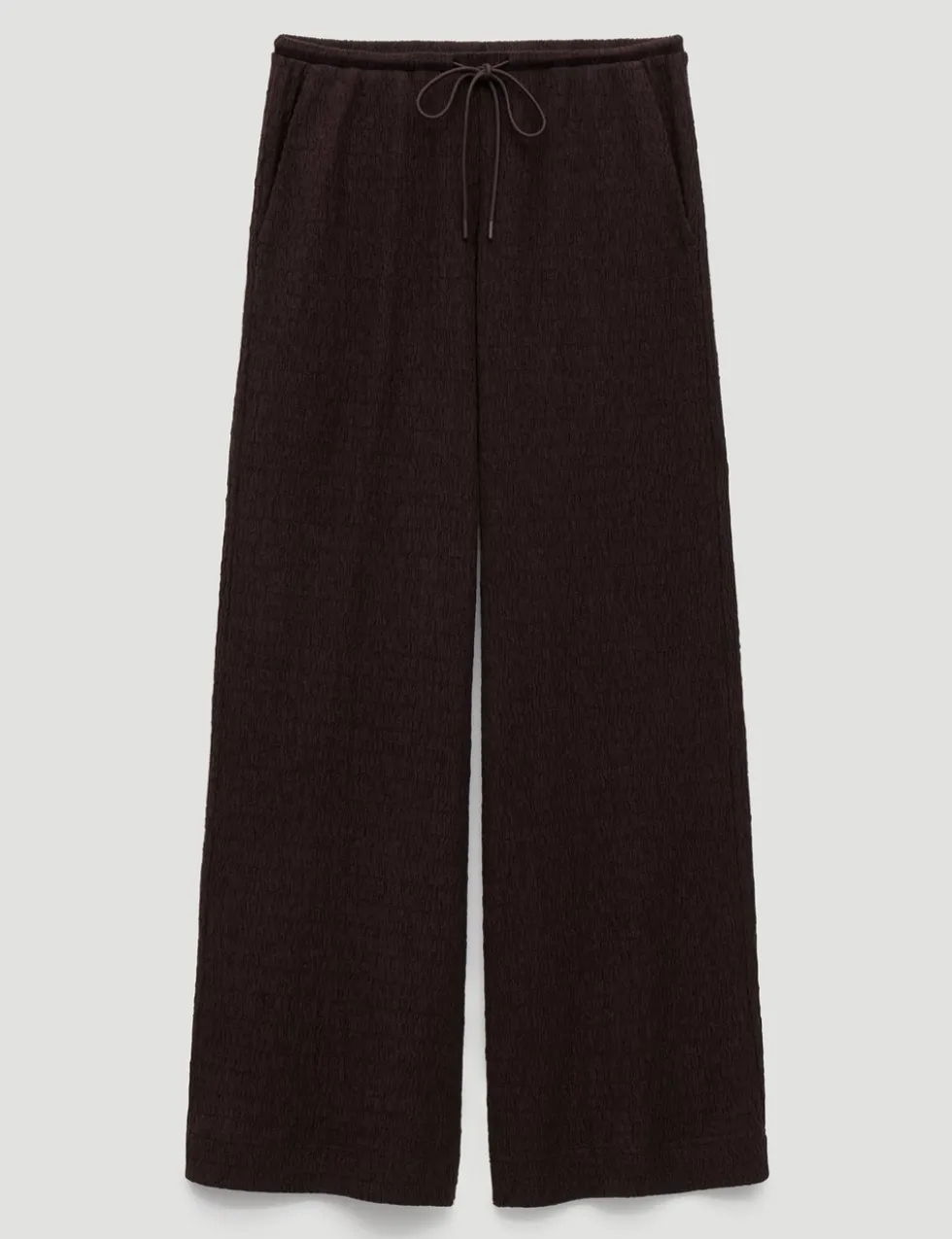 Cotton Rich Jersey Wide Leg Trousers