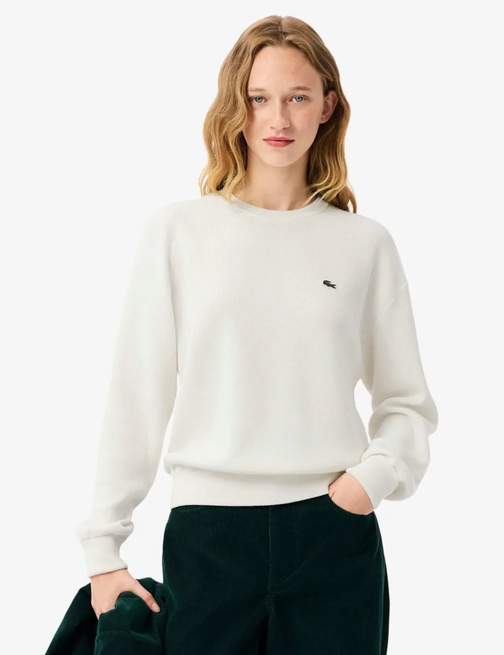 Cotton Rich Jumper with Wool