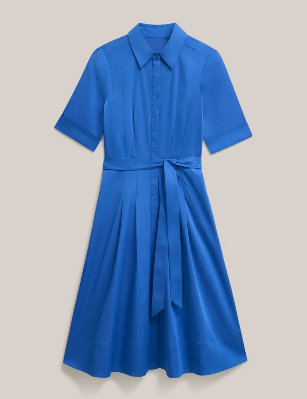 Cotton Rich Knee Length Skater Dress