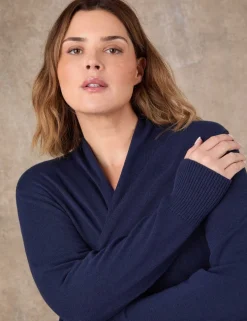 Cotton Rich Knitted Longline Cardigan