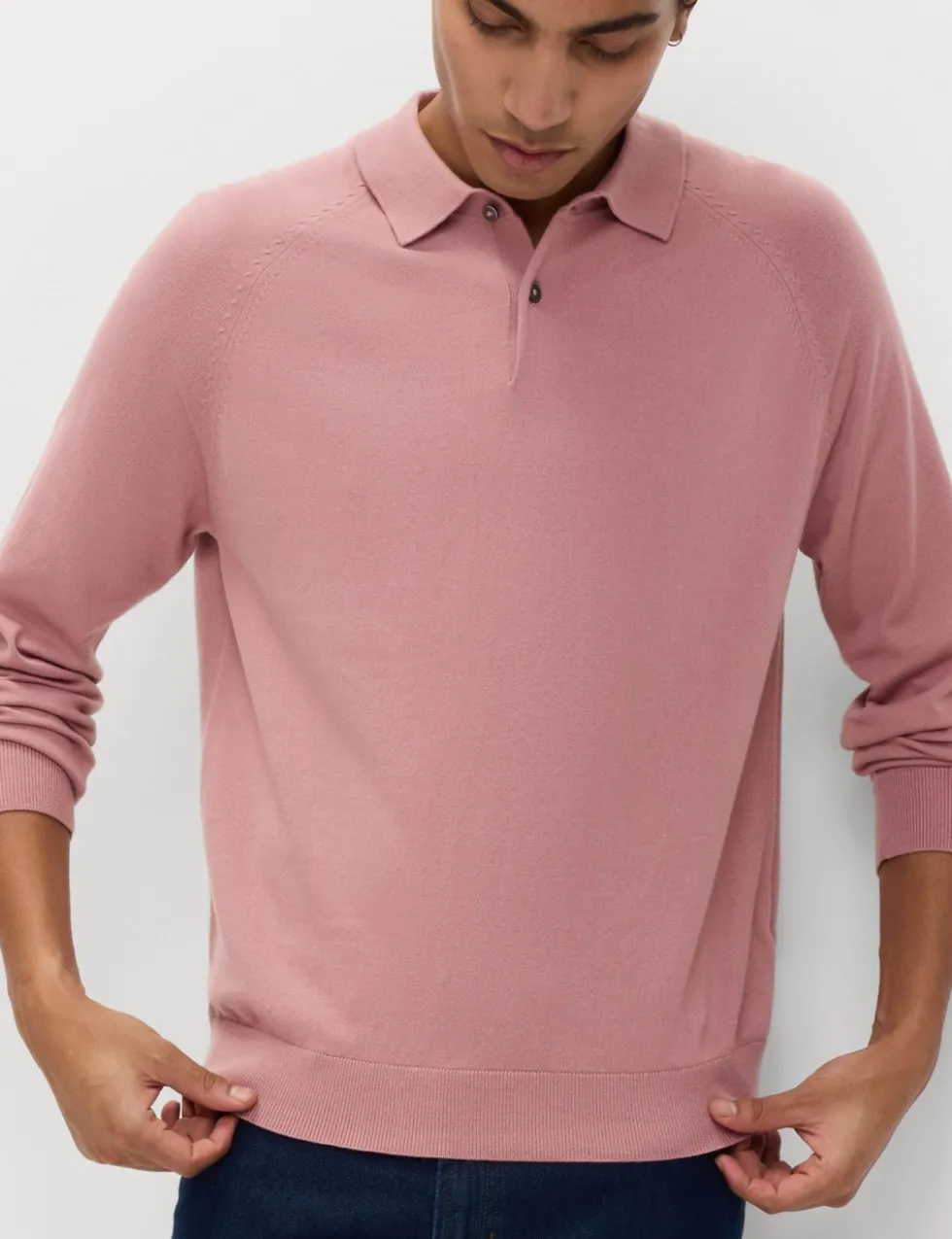 Cotton Rich Knitted Polo Shirt