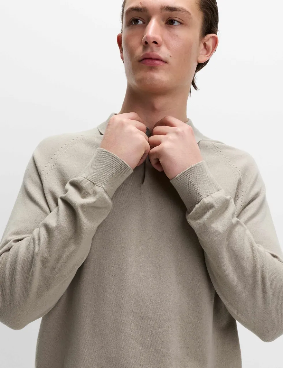 Cotton Rich Knitted Polo Shirt
