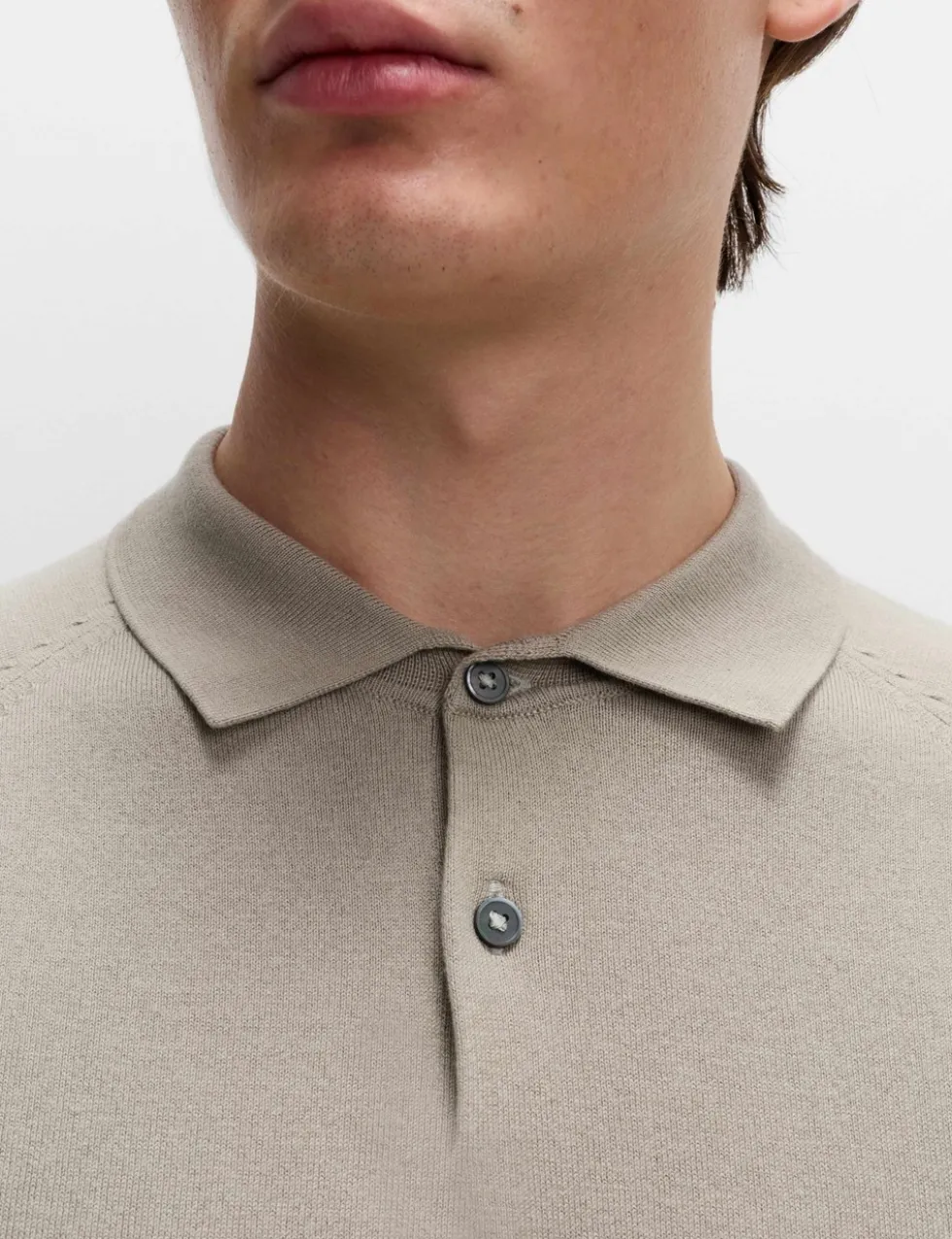Cotton Rich Knitted Polo Shirt