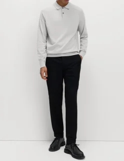 Cotton Rich Knitted Polo Shirt