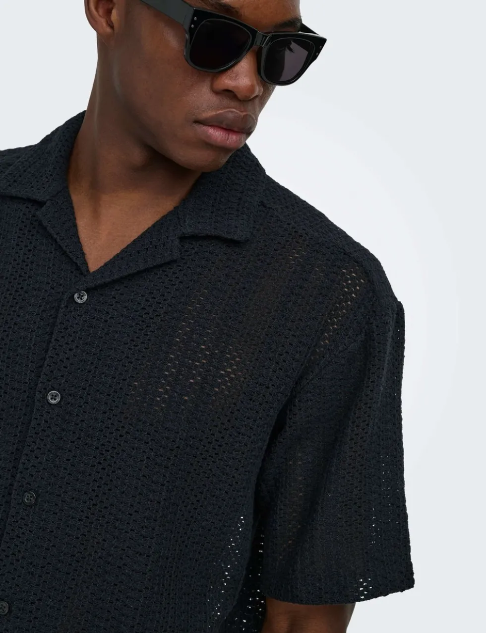 Cotton Rich Knitted Short Sleeve Shirt
