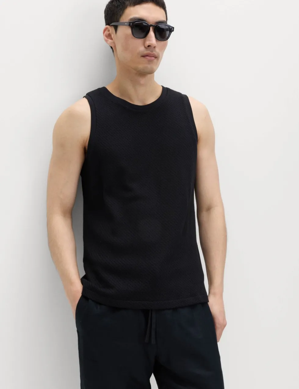 Cotton Rich Knitted Vest