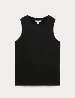 Cotton Rich Knitted Vest