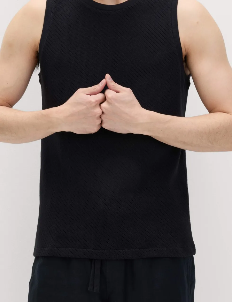 Cotton Rich Knitted Vest