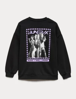 Cotton Rich K-Pop Demon Huntersâ„¢ Sweatshirt (6-16 Yrs)