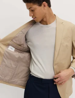 Cotton Rich Laundered Canvas Blazer