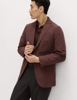 Cotton Rich Laundered Canvas Blazer