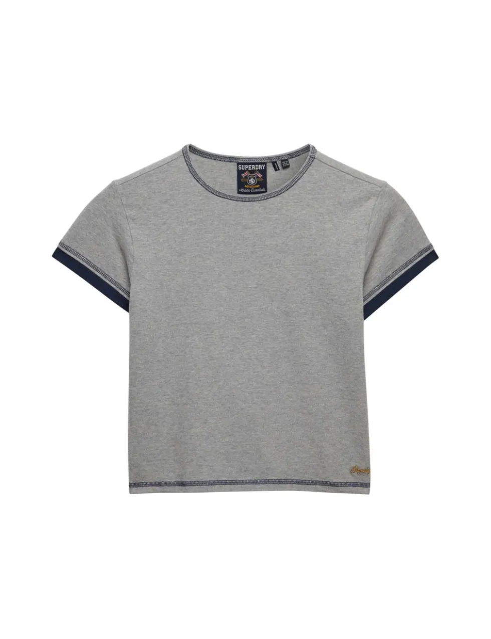 Cotton Rich Layered Crop T-Shirt