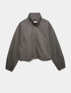 Cotton Rich Lightweight Buckle Short Jacket