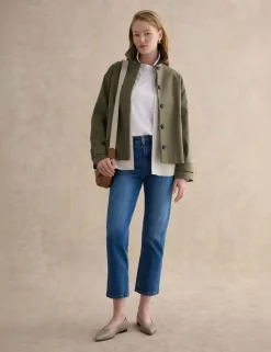 Cotton Rich Lightweight Collared Jacket