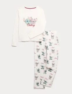 Cotton Rich Lilo & Stitch™ Pyjamas (3-16 Yrs)