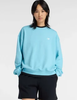 Cotton Rich Logo Crew Neck Sweatshirt