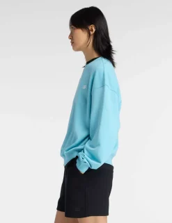 Cotton Rich Logo Crew Neck Sweatshirt