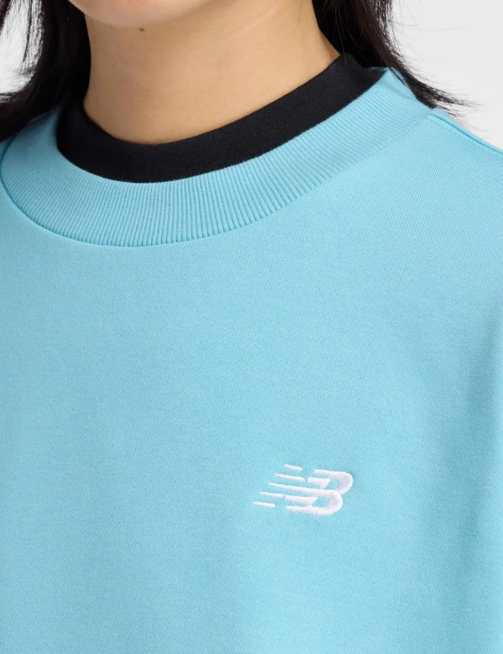 Cotton Rich Logo Crew Neck Sweatshirt