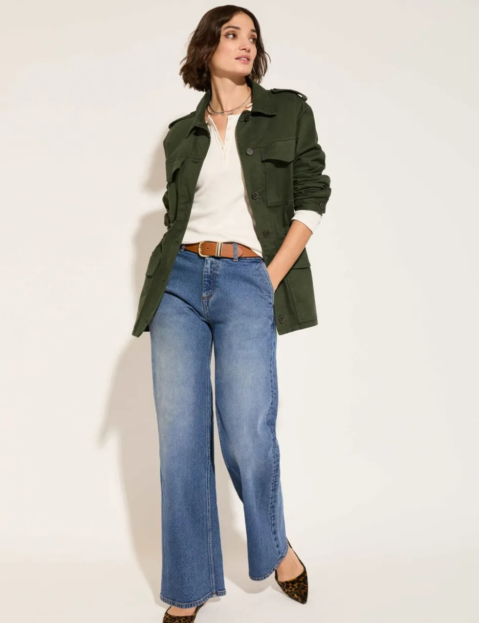 Cotton Rich Longline Utility Jacket