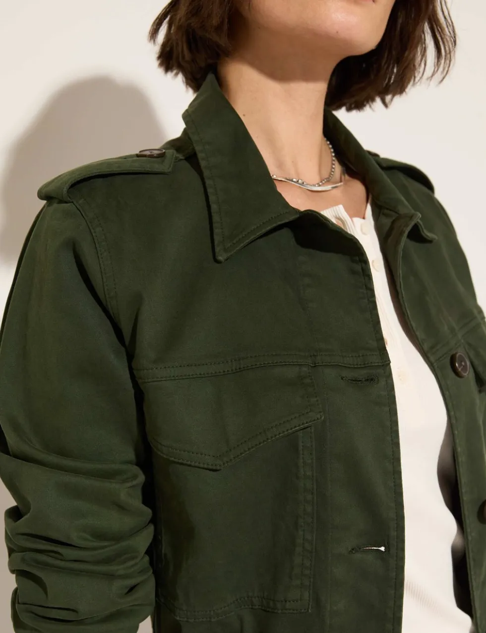 Cotton Rich Longline Utility Jacket