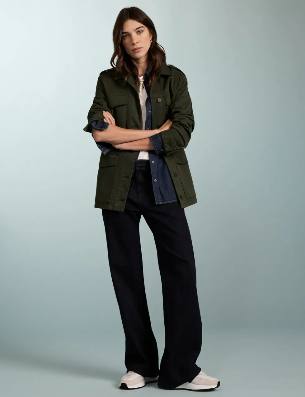 Cotton Rich Longline Utility Jacket