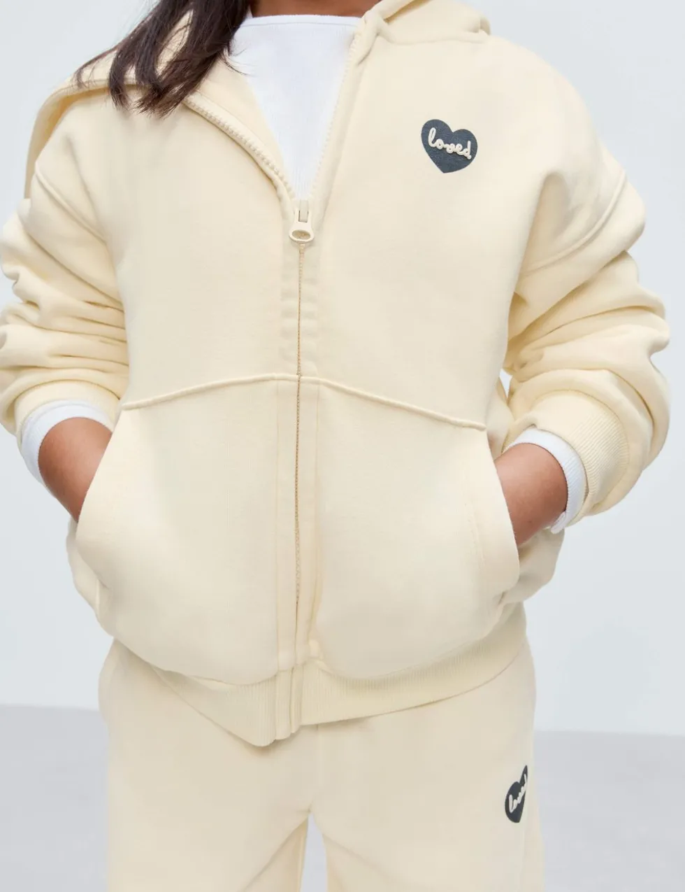 Cotton Rich Loved Zip Through Hoodie (2-8 Yrs)