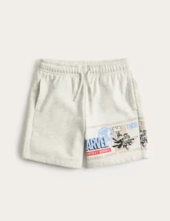 Cotton Rich Marvel™ Sweat Shorts (2-10 Yrs)