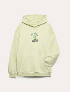 Cotton Rich Matcha Graphic Hoodie (6-16 Yrs)