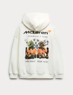 Cotton Rich McLarenâ„¢ F1 Team Print Hoodie (6-16 Yrs)